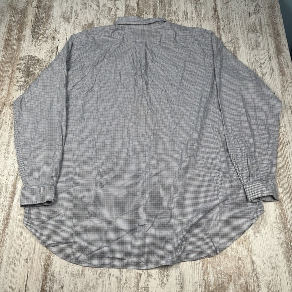 Polo Ralph Lauren Button‎ down Men's Sz 3XLT Plaid Long Sleeve Dress Shirt Dad - Picture 2 of 9